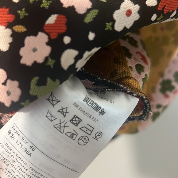 RED VALENTINO Chelsea Sleeveless Micro-Flower Jacquard Minidress Size 46 - Picture 8 of 13